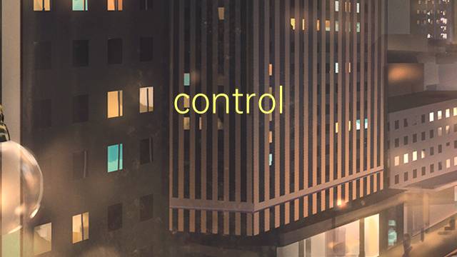 control comun是什么意思 control comun的读音、翻译、用法