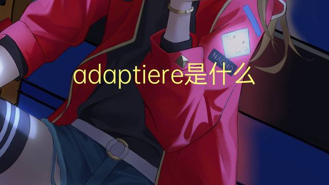 adaptiere是什么意思 adaptiere的中文翻译、读音、例句
