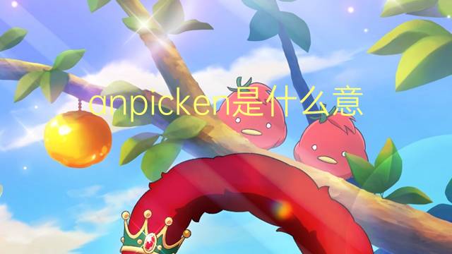 anpicken是什么意思 anpicken的中文翻译、读音、例句