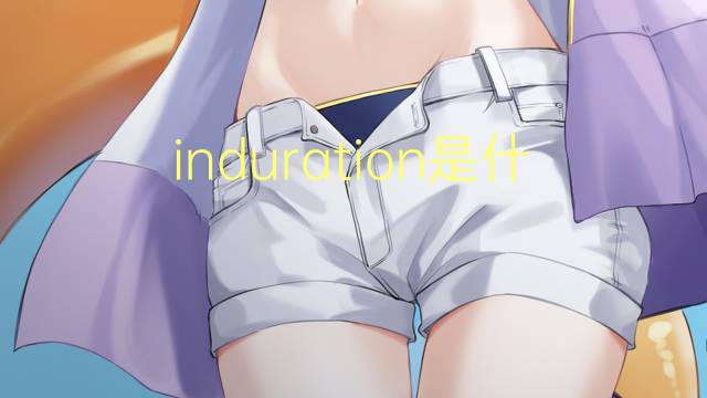 induration是什么意思 induration的读音、翻译、用法