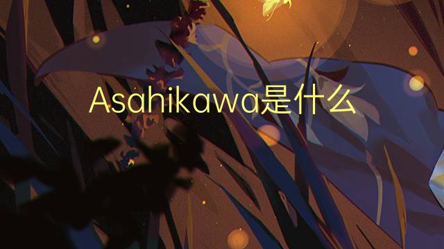 Asahikawa是什么意思 Asahikawa的读音、翻译、用法