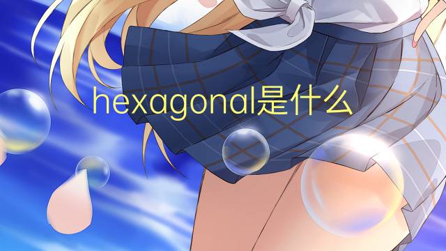 hexagonal是什么意思 hexagonal的读音、翻译、用法