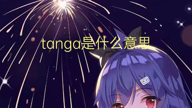 tanga是什么意思 tanga的读音、翻译、用法