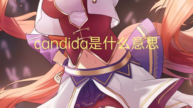 candida是什么意思 candida的读音、翻译、用法