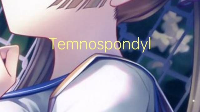 Temnospondyli是什么意思 Temnospondyli的读音、翻译、用法