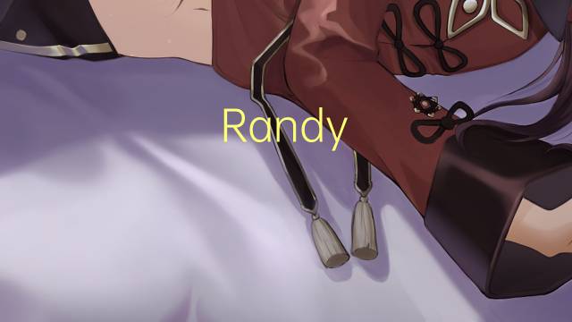 Randy Johnson是什么意思 Randy Johnson的读音、翻译、用法