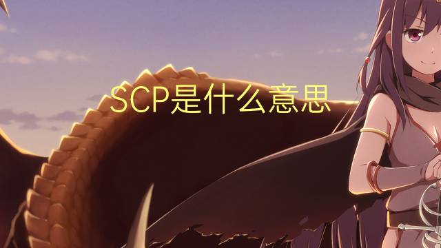 SCP是什么意思 SCP的读音、翻译、用法