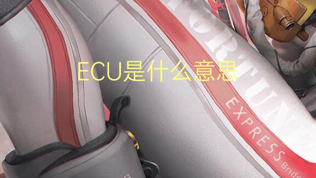 ECU是什么意思 ECU的读音、翻译、用法