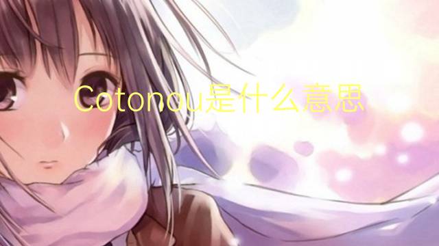 Cotonou是什么意思 Cotonou的读音、翻译、用法