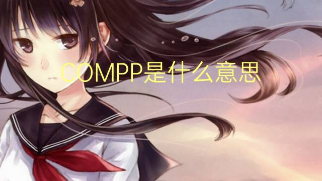 COMPP是什么意思 COMPP的读音、翻译、用法