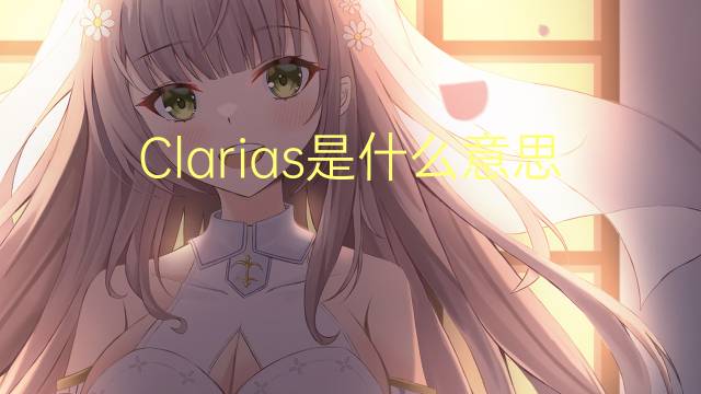 Clarias是什么意思 Clarias的读音、翻译、用法