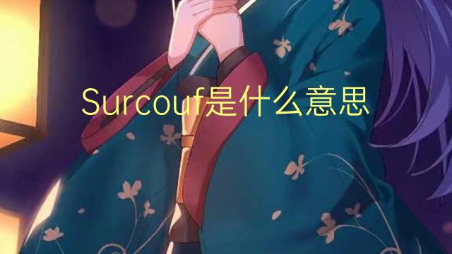 Surcouf是什么意思 Surcouf的读音、翻译、用法