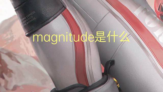 magnitude是什么意思 magnitude的读音、翻译、用法