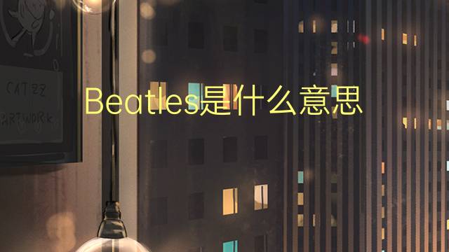 Beatles是什么意思 Beatles的读音、翻译、用法