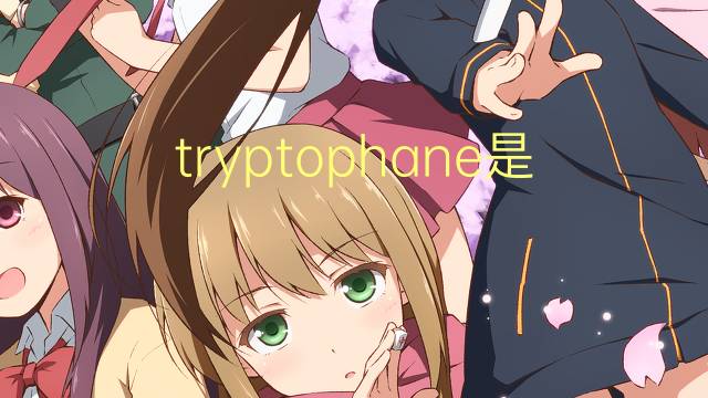 tryptophane是什么意思 tryptophane的读音、翻译、用法