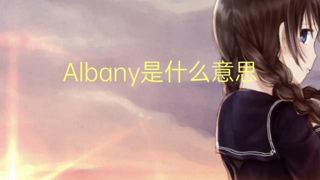 Albany是什么意思 Albany的读音、翻译、用法