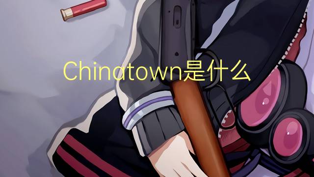 Chinatown是什么意思 Chinatown的读音、翻译、用法