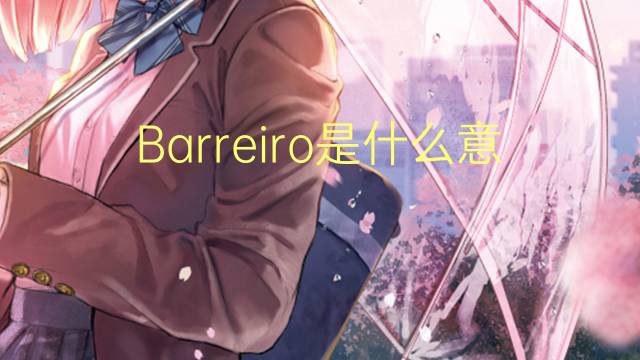 Barreiro是什么意思 Barreiro的读音、翻译、用法