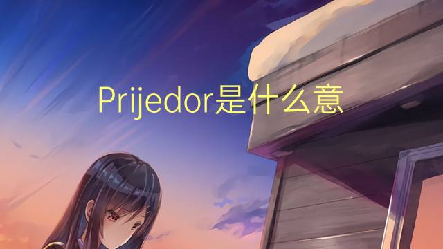 Prijedor是什么意思 Prijedor的读音、翻译、用法