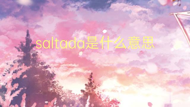 saltada是什么意思 saltada的读音、翻译、用法