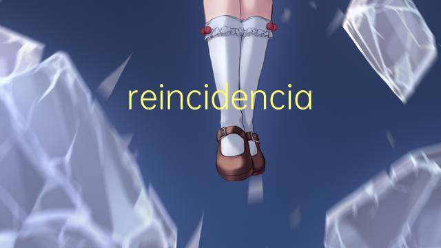 reincidencia是什么意思 reincidencia的读音、翻译、用法