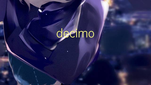 decimo-primeiro是什么意思 decimo-primeiro的读音、翻译、用法