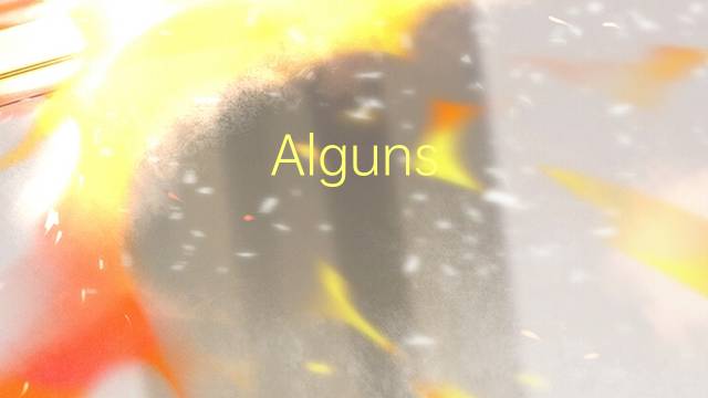 Alguns amigos是什么意思 Alguns amigos的读音、翻译、用法