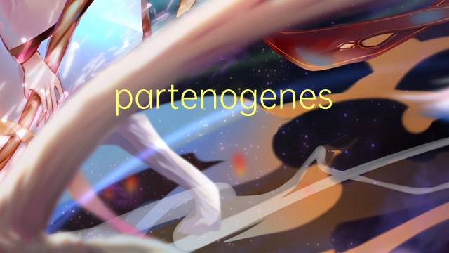 partenogenese是什么意思 partenogenese的读音、翻译、用法