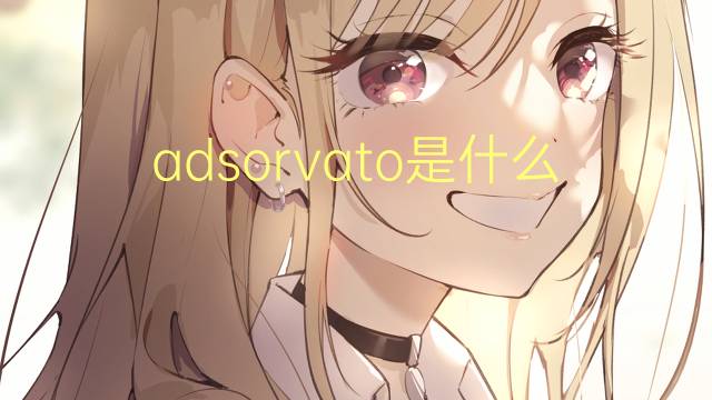 adsorvato是什么意思 adsorvato的读音、翻译、用法