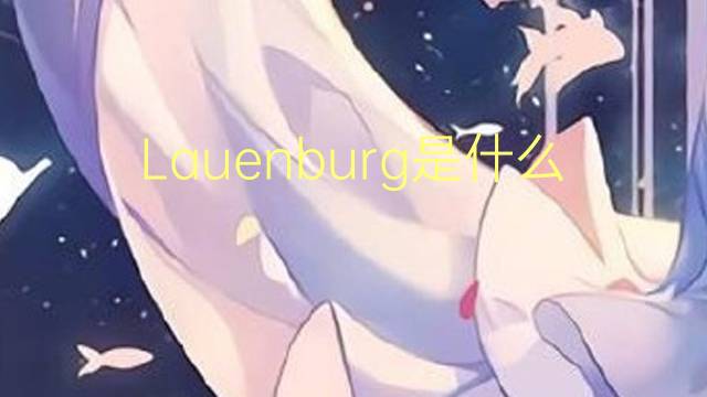 Lauenburg是什么意思 Lauenburg的读音、翻译、用法