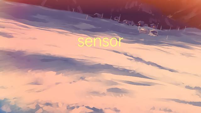 sensor remoto是什么意思 sensor remoto的读音、翻译、用法