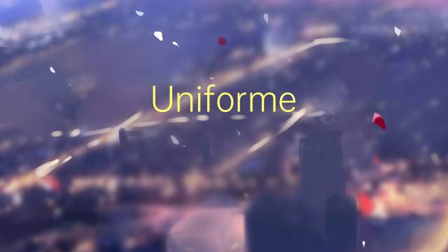 Uniforme escolar是什么意思 Uniforme escolar的读音、翻译、用法