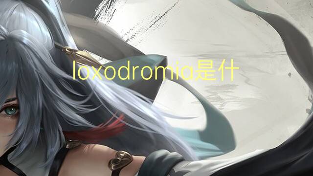 loxodromia是什么意思 loxodromia的读音、翻译、用法