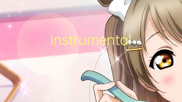 instrumentalismo是什么意思 instrumentalismo的读音、翻译、用法