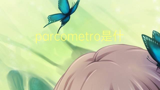 parcometro是什么意思 parcometro的读音、翻译、用法