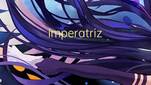 imperatriz Saimei是什么意思 imperatriz Saimei的读音、翻译、用法