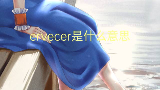 ervecer是什么意思 ervecer的读音、翻译、用法