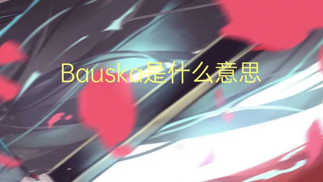 Bauska是什么意思 Bauska的读音、翻译、用法