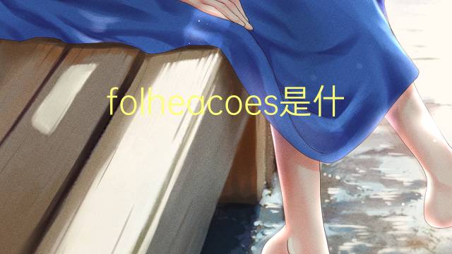 folheacoes是什么意思 folheacoes的读音、翻译、用法