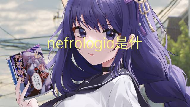 nefrologia是什么意思 nefrologia的读音、翻译、用法