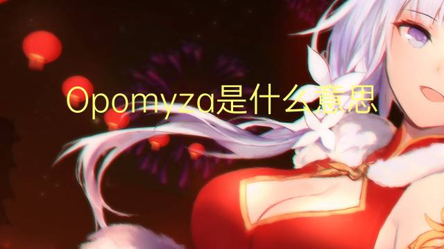 Opomyza是什么意思 Opomyza的读音、翻译、用法