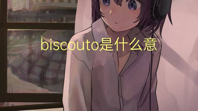 biscouto是什么意思 biscouto的读音、翻译、用法