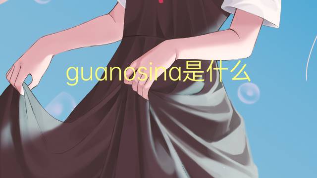 guanosina是什么意思 guanosina的读音、翻译、用法