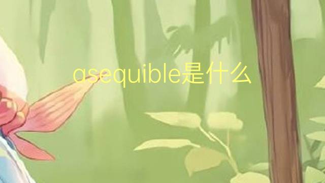 asequible是什么意思 asequible的读音、翻译、用法