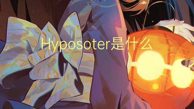 Hyposoter是什么意思 Hyposoter的读音、翻译、用法