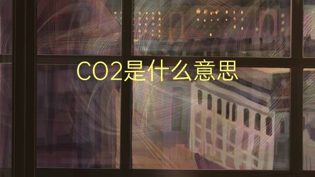 CO2是什么意思 CO2的读音、翻译、用法