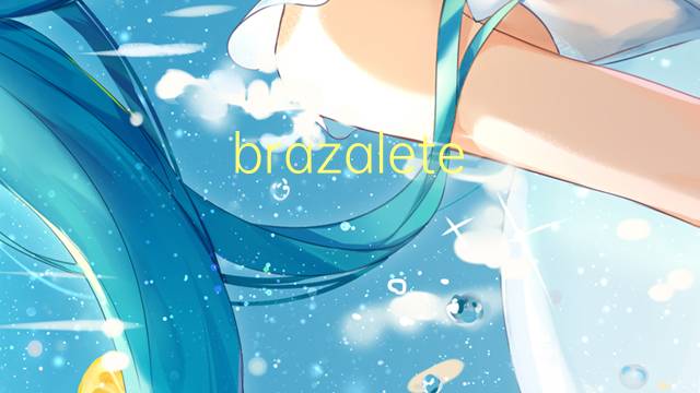 brazalete electronico是什么意思 brazalete electronico的读音、翻译、用法