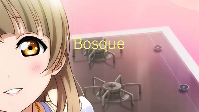 Bosque nuboso是什么意思 Bosque nuboso的读音、翻译、用法