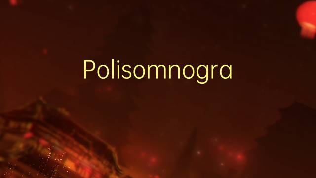 Polisomnografia是什么意思 Polisomnografia的读音、翻译、用法