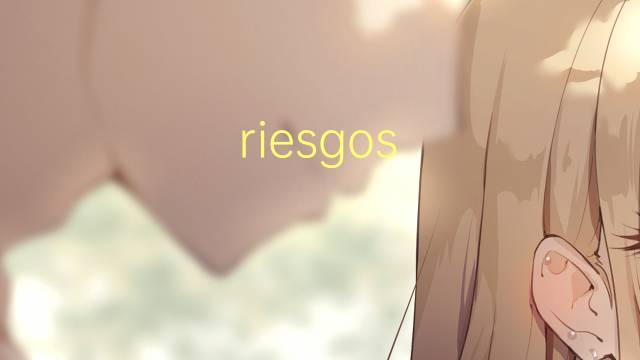 riesgos sistemicos是什么意思 riesgos sistemicos的读音、翻译、用法